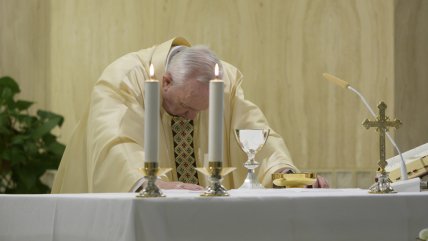 El papa denunció 