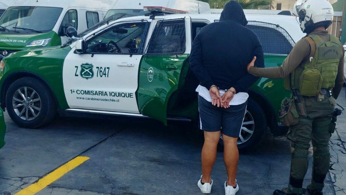 Iquique: Detienen a hombre tras ser sorprendido vendiendo droga en la vía pública