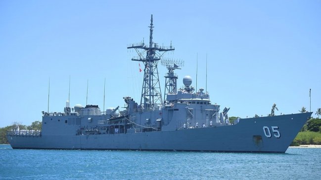 Armada de Australia vendió dos buques de guerra a Chile