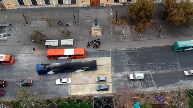 Este lunes se reabrió la Alameda tras reparación de socavón