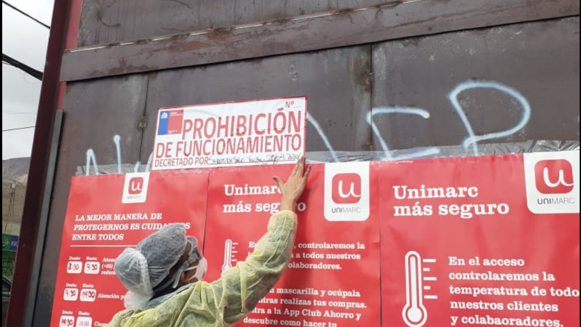 Seremi cerró supermercado de Antofagasta tras detectar nuevo foco de Covid-19