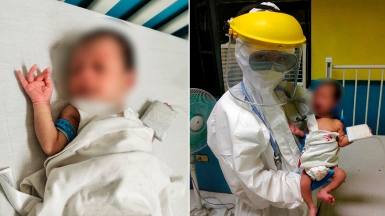 Bebé de 16 días se convirtió en el recuperado de Covid-19 más joven del mundo