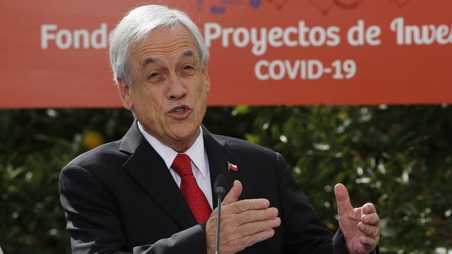 Piñera pide al Congreso aprobar sin más dilaciones el Ingreso Familiar de Emergencia