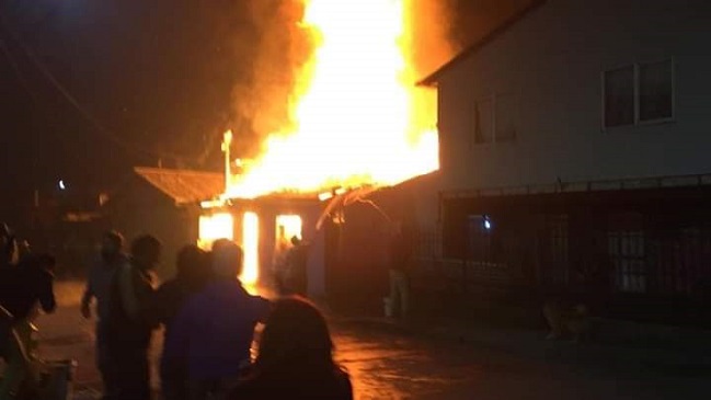 Hombre murió en incendio de su vivienda en la población Berta de Coronel
