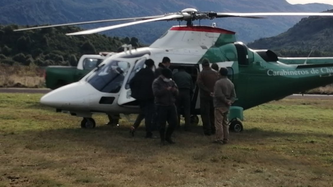 Palena: Rescatan con éxito a arriero accidentado en zona cordillerana