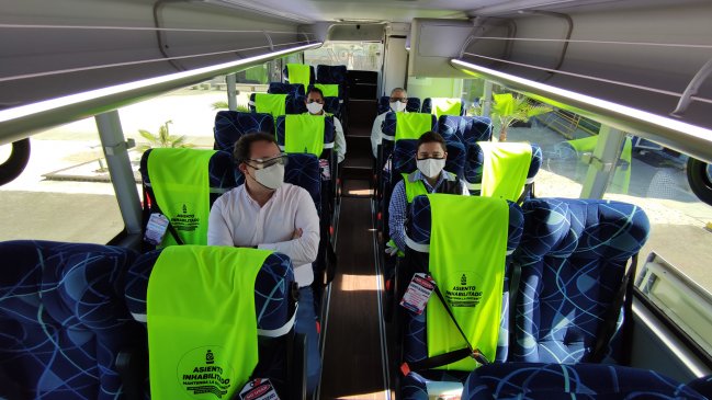 Iquique: Minera pone en funcionamiento buses eléctricos