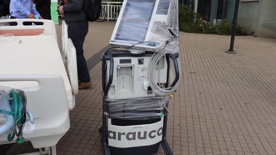 Ventiladores mecánicos donados a Hospital de Curanilahue llegaron incompletos