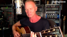 Sting tocó un puñado de sus éxitos desde su estudio casero