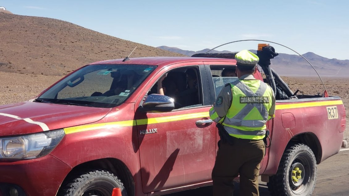 Más de 500 vehículos fueron devueltos a sus viviendas en los controles de Atacama el fin de semana
