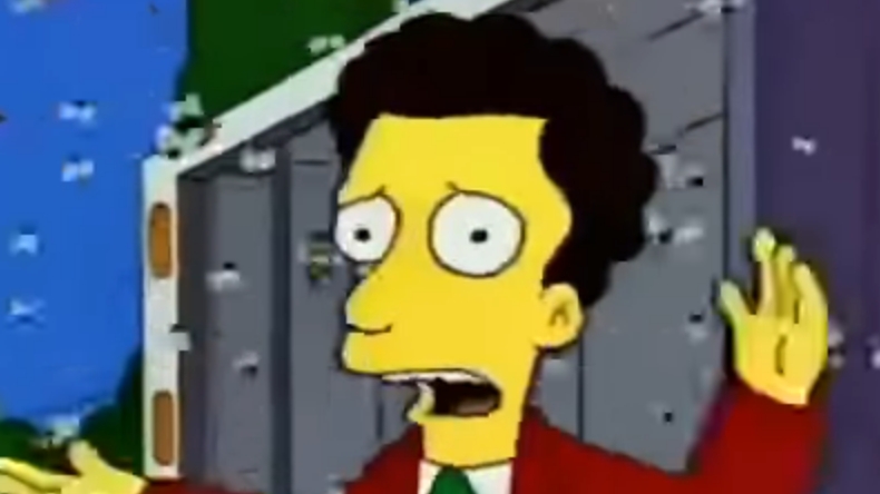 Antiguo episodio de Los Simpson 