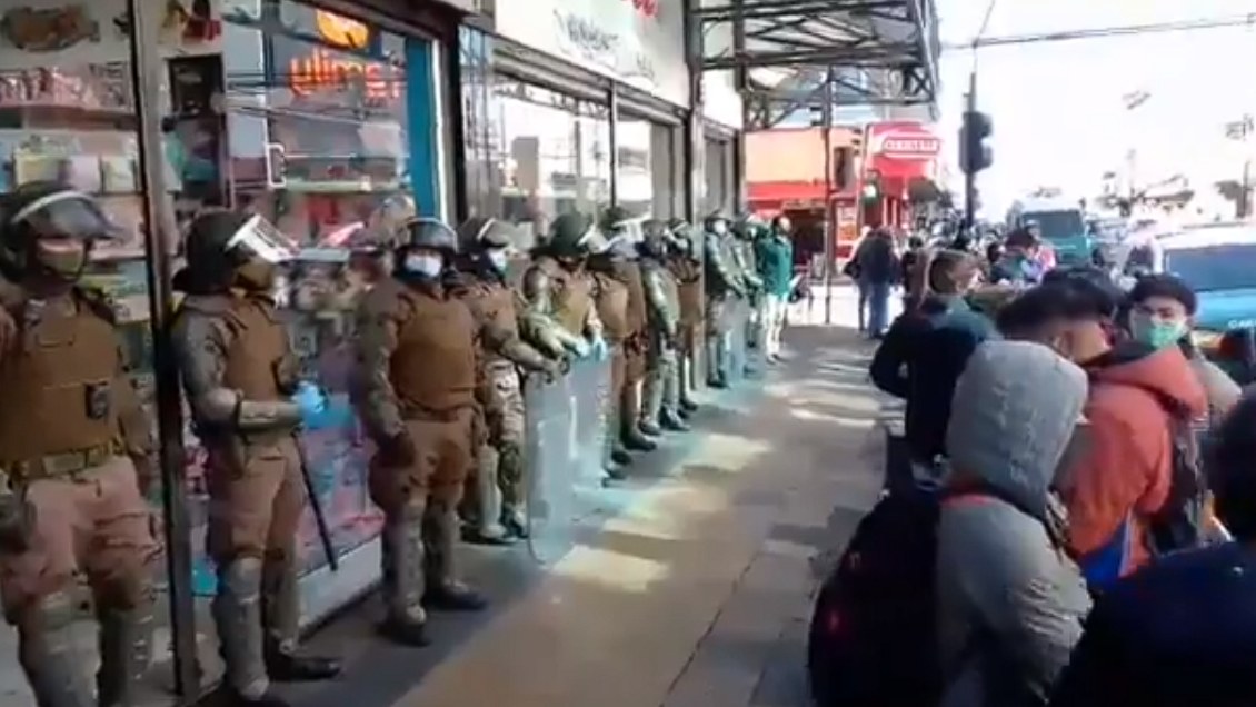 Tres hortaliceras mapuche fueron detenidas en nueva jornada de incidentes en Temuco