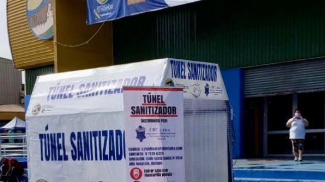Seremi de Salud suspende túneles sanitizadores en Tarapacá