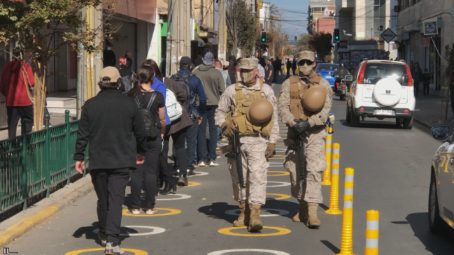 Restringen tránsito de vehículos particulares en calles del centro de Rancagua