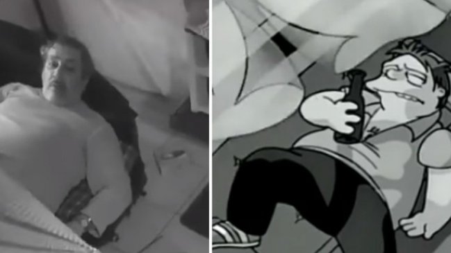 Hombre recreó magistral escena de Los Simpson y se viralizó