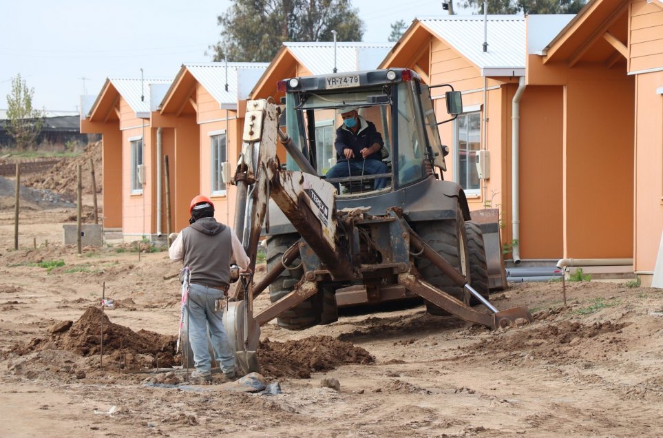 Reanudan obras de conjuntos habitacionales que beneficiarán a 120 familias de Portezuelo