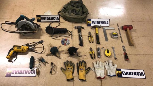 Tarjeta de crédito delató a ladrón de herramientas en Coyhaique