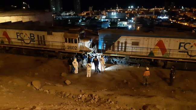 PDI identificó a sujeto que murió atropellado por tren en Antofagasta