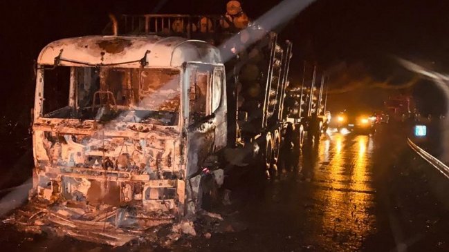 Dos ataques incendiarios se registraron en la Provincia de Arauco