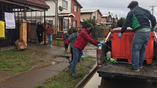 Pescadores regalaron 200 kilos de reineta para olla común en Temuco