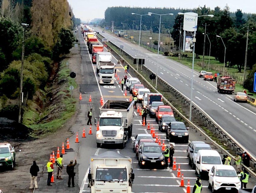 Aduana sanitaria sur de Ñuble registra más de 2.000 controles y 116 vehículos devueltos
