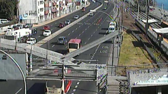 Anuncian interrupción del tránsito entre Viña del Mar y Valparaíso desde la noche de este sábado