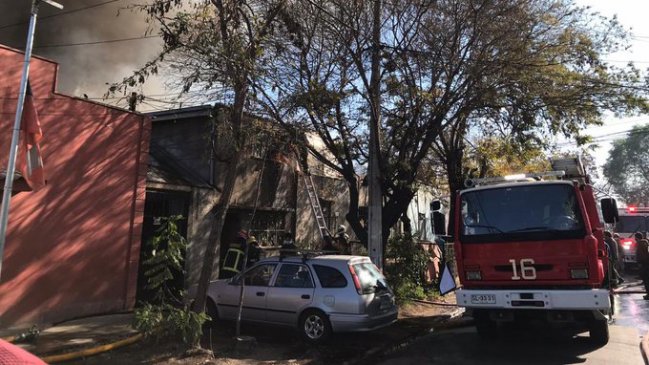 Incendio de gran magnitud afectó a cité de Estación Central