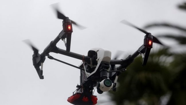Drones se sumaron a la fiscalización al humo visible domiciliario en Chillán y Chillán Viejo