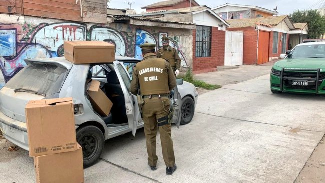 Un detenido por millonario robo a camión repartidor de cigarrillos en Coquimbo