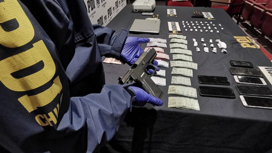 Detienen a banda acusada de violentos robos con arma de fuego en Alto Hospicio