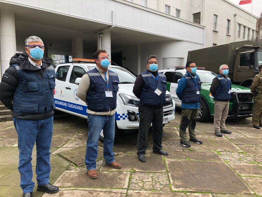 Inspectores municipales de Chillán se sumaron a fiscalización sanitaria por el coronavirus