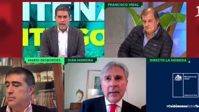 El exabrupto en vivo de Francisco Vidal: No aguantó dichos de Iván Moreira en 