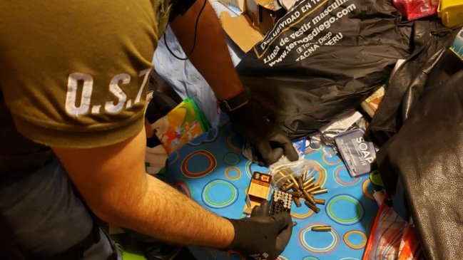 Desbaratan a banda criminal que vendía drogas en un domicilio de la población Maipú Oriente de Arica