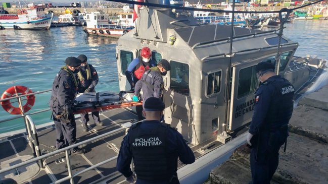 Armada rescató cuerpo sin vida en la bahía de Valparaíso