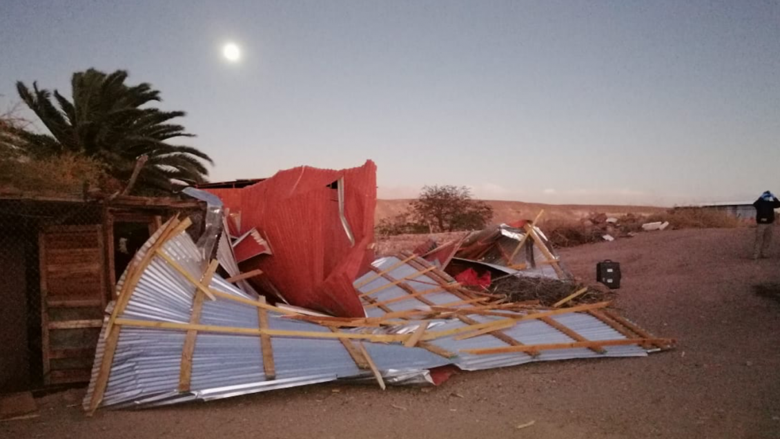 Joven falleció tras ser derribado por un ráfaga de viento en San Pedro de Atacama
