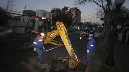   Nueva rotura de matriz dejó sin agua potable a vecinos de Providencia 