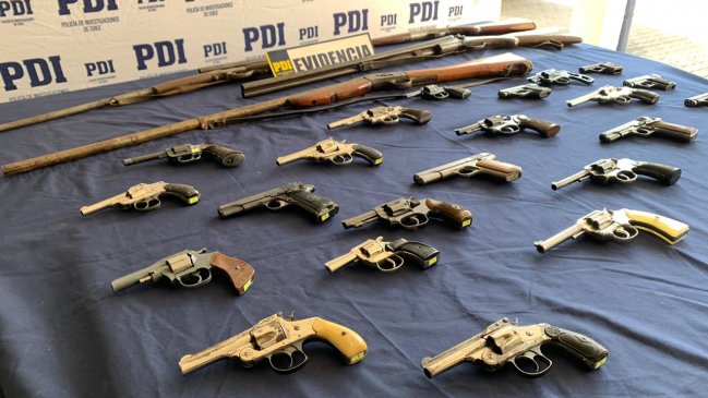 PDI incauta 41 armas de fuego en el Maule
