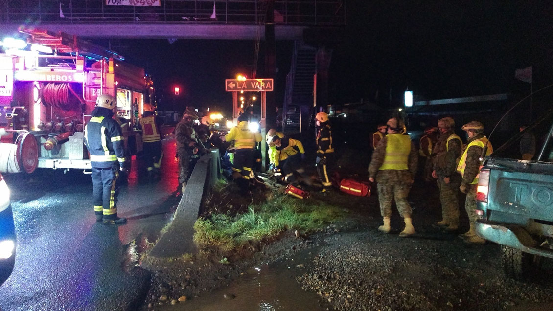 Militar murió tras ser atropellado durante controles por toque de queda en Los Lagos
