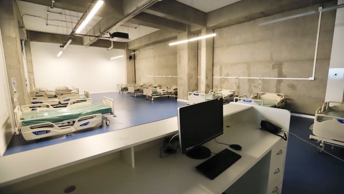 Estadio de Iquique listo para pacientes Covid: Operará con 52 camas básicas