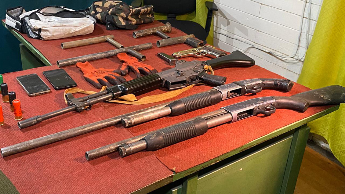 En prisión preventiva quedaron los cuatro comuneros acusados de tener un arsenal de armas