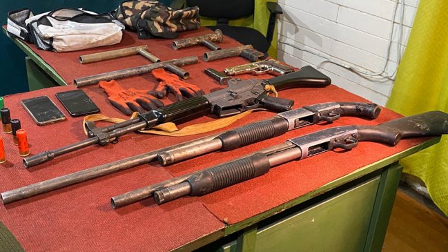 En prisión preventiva quedaron los cuatro comuneros acusados de tener un arsenal de armas