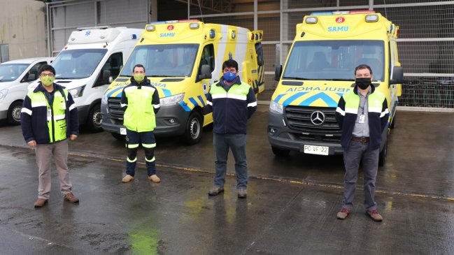 SAMU Osorno recibió dos ambulancias de última generación