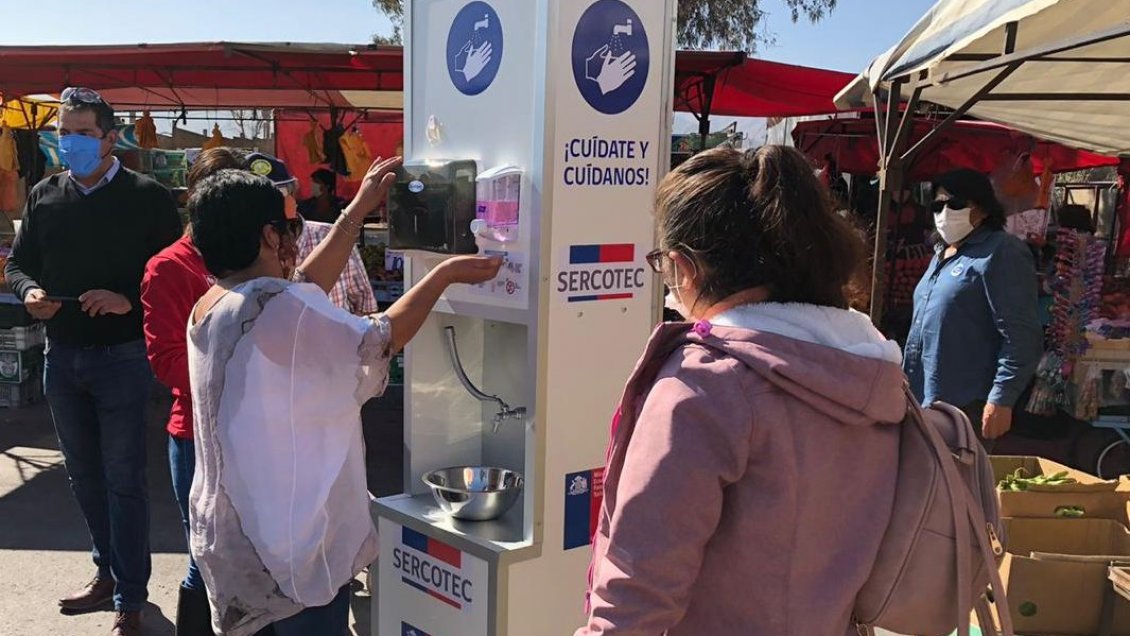 Atacama: 500 feriantes recibieron kits sanitarios para combatir al 