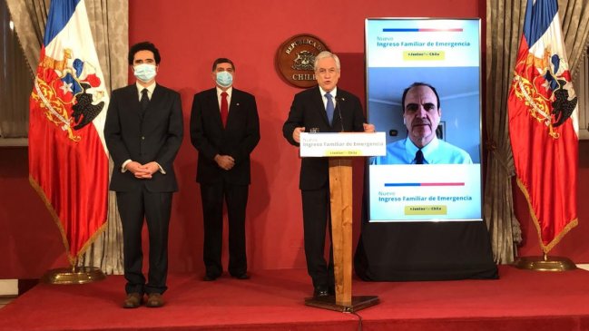 Presidente Piñera: Nuevo Ingreso de Emergencia se extenderá por cuatro meses