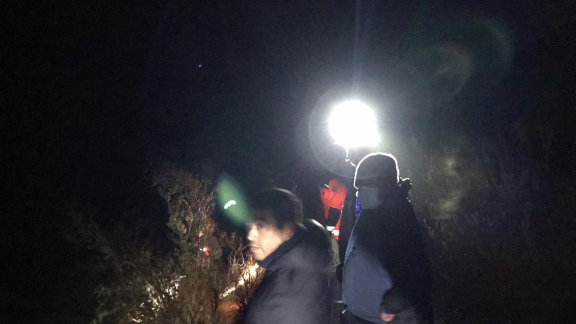 Bomberos rescató a ciclistas extraviados en quebrada de Andacollo