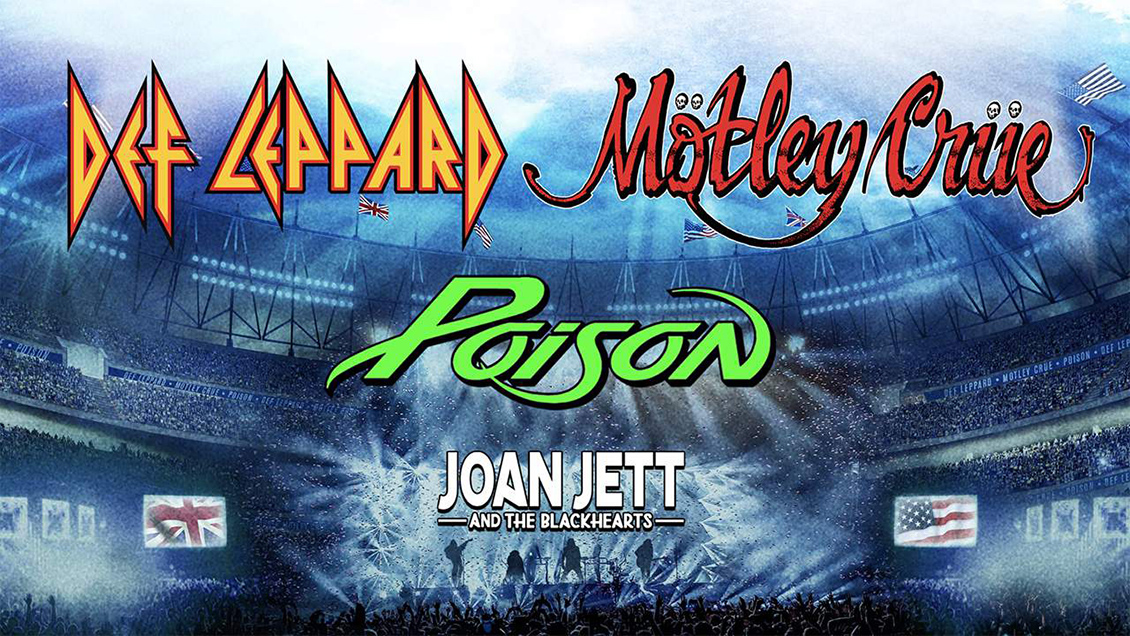 Gira de Def Leppard, Mötley Crüe, Poison y Joan Jett tiene nuevas fechas