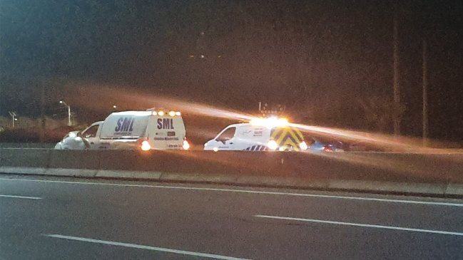 Conductor ebrio atropelló y mató a una persona en autopista Acceso Sur