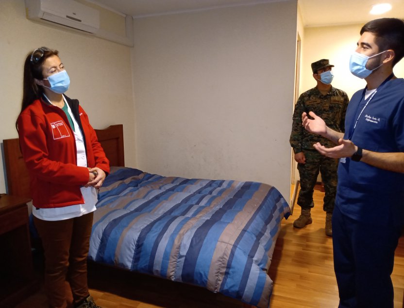 Ñuble: 301 personas asintomáticas de Covid-19 han ingresado a residencias sanitarias de Chillán