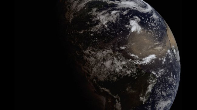 Una enorme nube de polvo del desierto del Sahara cubre parte del Caribe