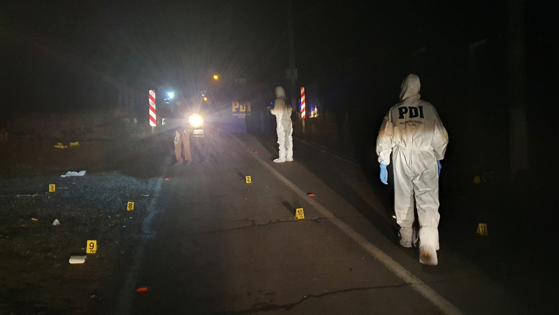 Repartidor en moto fue asesinado a balazos durante asalto en Buin