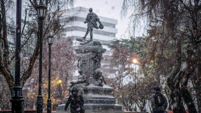 Magallanes continuará con temperaturas bajo cero hasta el lunes